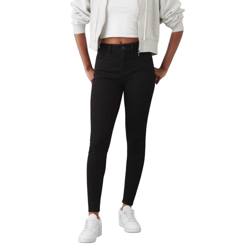 American Eagle The Dream Jean Black Skinny Jeans Women’s 14 Long